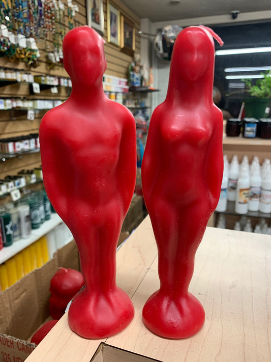 Male and Female Wax Candle