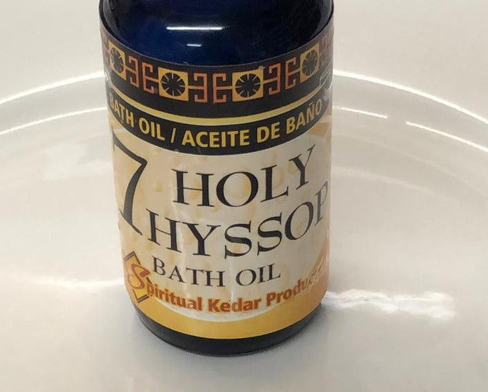 7 Holy Hyssop Bath Oil